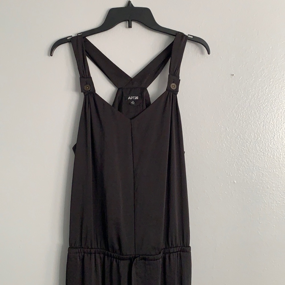 silky black romper!